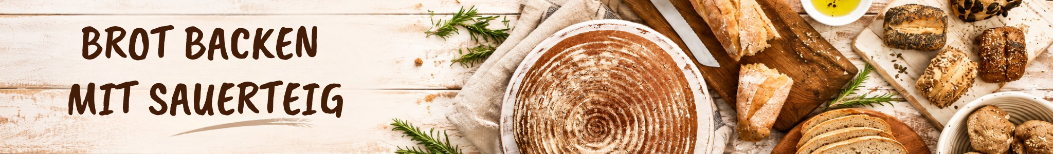 Brot backen mit Gärkörbchen und Backzubehör von Birkmann